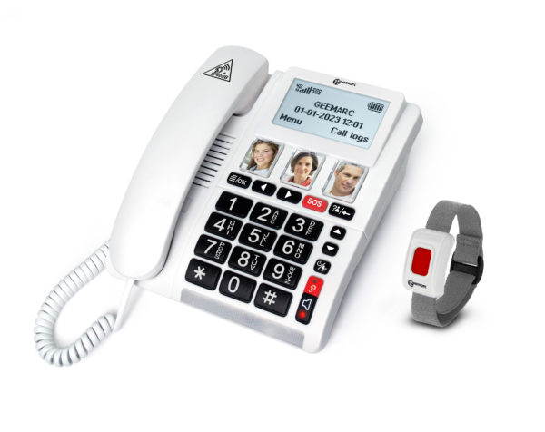 Easy GSM phone for the elderly - Geemarc CL9000 4G GSM Phone